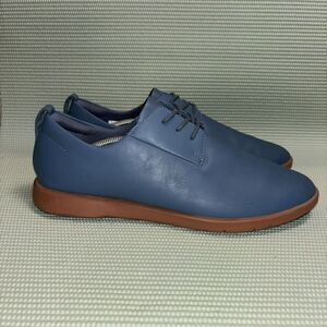 Ponto The Pacific Oxford Shoes Blue Leather Casual Lace Up Men’s Size 14